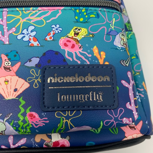 Nickelodeonx loungefly. Spongebob square pants bag - Picture 6 of 9